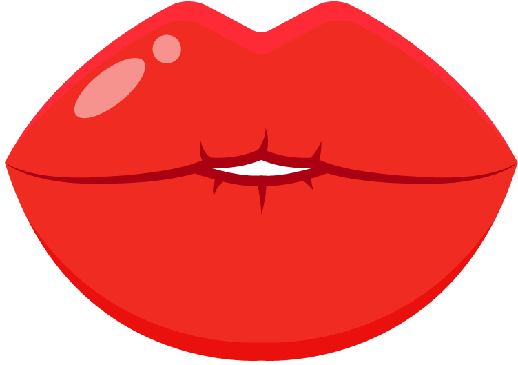 Liebe Küssen Lippen rot